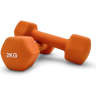 Гантель неопреновая UNIX FIT 2 кг Orange DBNEO2OGx2
